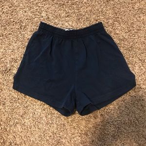 navy blue soffe shorts